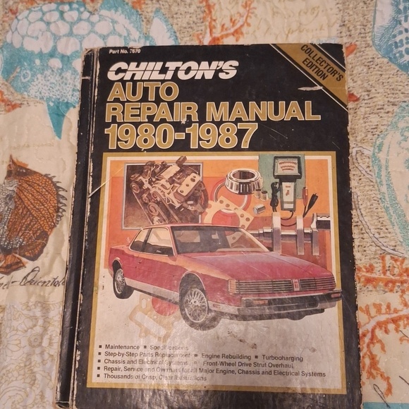 chilton's Other - Chilton's auto repair manual 1980-1987 collector's edition